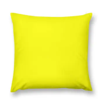 Сплошной цвет | электрический желтый | неоново-желтый, 2 наволочки, наволочки, чехлы для подушек, диван
